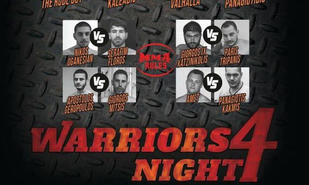 WARRIORS NIGHT 4- 23 SEPTEMBER 2017