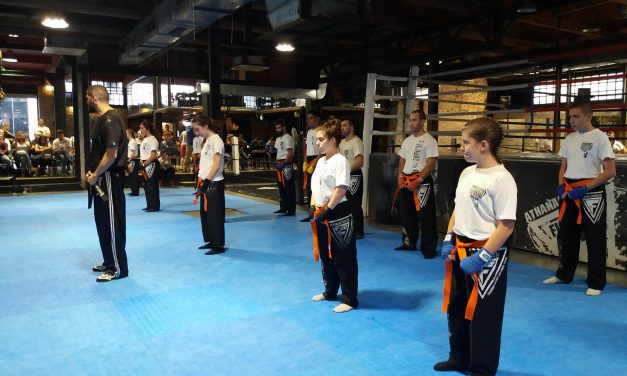 Εξεταστική αναβάθμισης έγχρωμων ζωνών Oκτωβρίου για τους Fighters Αθανασόπουλος