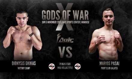 GODS OF WAR X-D.GIKAS VS M.PASAI-Title Fight WKU 71 kg