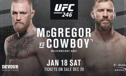 To promo του UFC 246 (VIDEO)